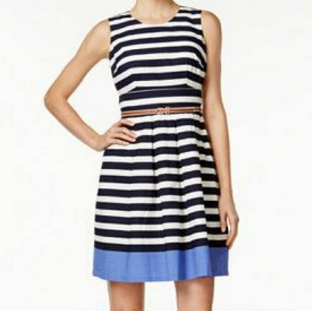 Charter Club Nautical Woman's Striped Dress Size 6P
